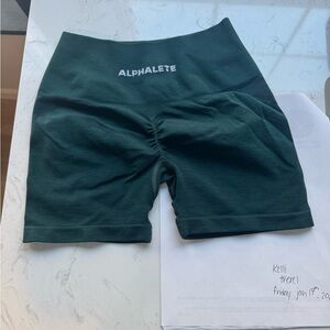 Alphalete Amplify Shorts Teal XS